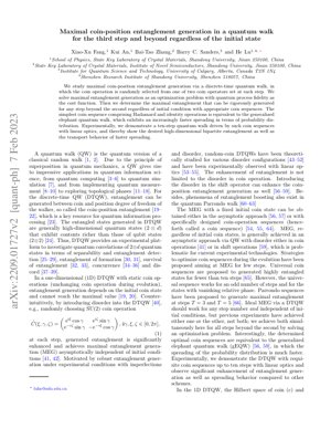 Copertina documento PDF - Entanglement Massimo Moneta-Posizione nei Quantum Walk